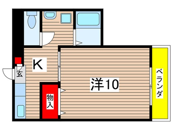 グランビア川名の物件間取画像